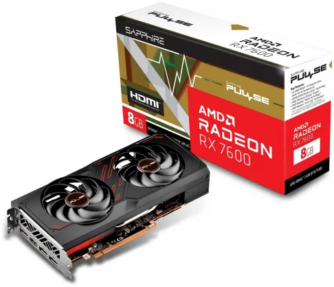 Vaizdo plokštė Sapphire Radeon RX 7600 Pulse 8GB GDDR6 128bit