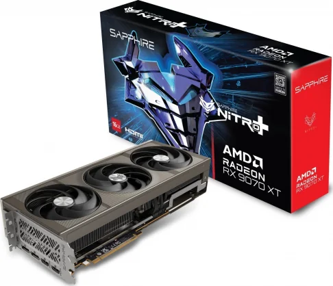 Vaizdo plokštė Sapphire Radeon RX 9070 XT Nitro+ 16GB GDDR6 256bit