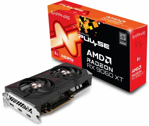 Vaizdo plokštė Sapphire Radeon RX9060XT Pulse Gaming OC 8GB GDDR6 128bit