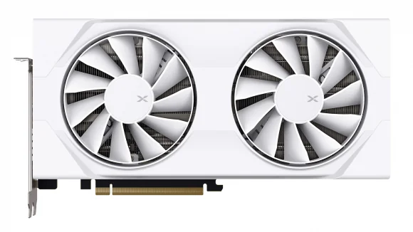 Vaizdo plokštė XFX Radeon RX 9060XT Swift Gaming OC 8GB GDDR6 128bit White