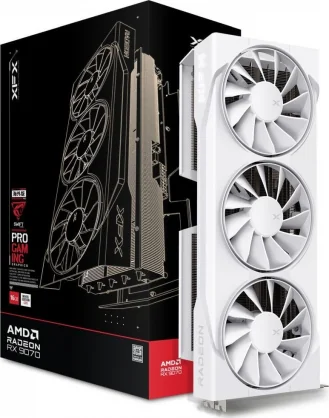 Vaizdo plokštė XFX Radeon RX 9070 Swift OC White Gaming 16GB GDDR6 256bit