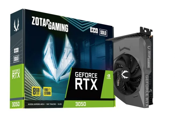 Vaizdo plokštė ZOTAC GeForce RTX 3050 Gaming Eco Solo 8GB GDDR6 128bit
