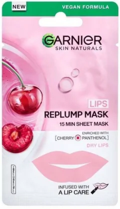 Veido kaukė Garnier Skin Naturals Lips Replump