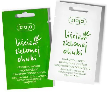 Veido kaukė Ziaja Ziaja Olive Leaves Regenerating Mask 7 ml