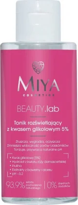 Veido tonikas Miya Miya Beauty Lab tonik rozświetlający z kwasem glikolowym 5% 150ml