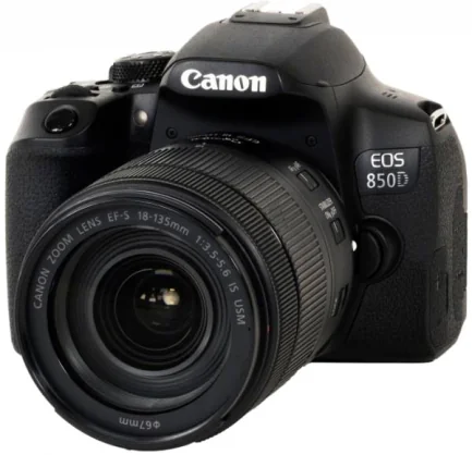 Veidrodinis fotoaparatas Canon EOS-850D komplektas 18-135mm IS USM