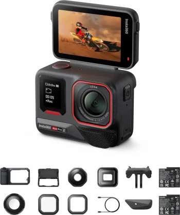 Veiksmo kamera Insta360 Ace Pro 2 Ultimate Videography Bundle Black