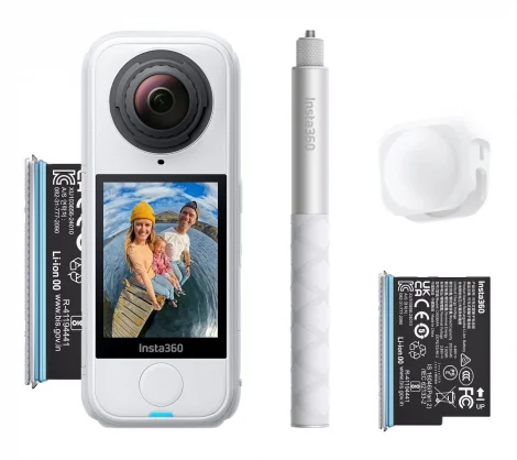 Veiksmo kamera Insta360 X4 Air Starter Bundle Arctic White