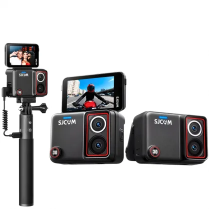 Veiksmo kamera Sjcam SJ30 8K + selfie stick + accessories
