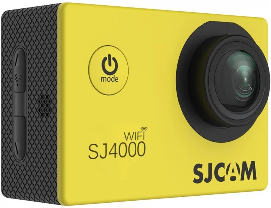 Veiksmo kamera Sjcam SJ4000 WiFi geltonas