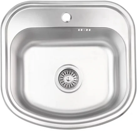 Virtuvės kriauklė AB Sink 49x47x18cm Silver