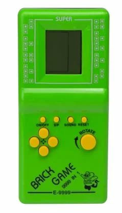 Žaidimų kompiuteris RoGer Elektroninis Tetris, neoninis žalias