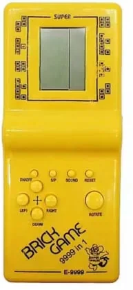 Žaidimų kompiuteris RoGer Mini Tetris geltonas