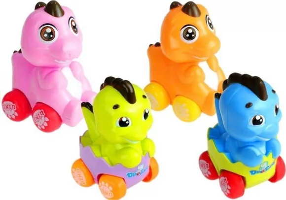 Žaislas LEAN Toys LeanToys Colorful Dinosaur in Egg Screw-on.