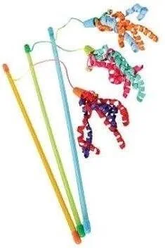 Žaislas ZOLUX Zolux cat fishing rod toy with ribbon