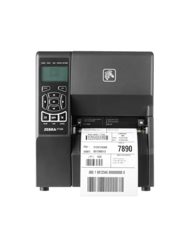 Zebra ZT231, 12 dots/mm (300 dpi), display, EPL, ZPL, ZPLII, USB, RS232, Ethernet